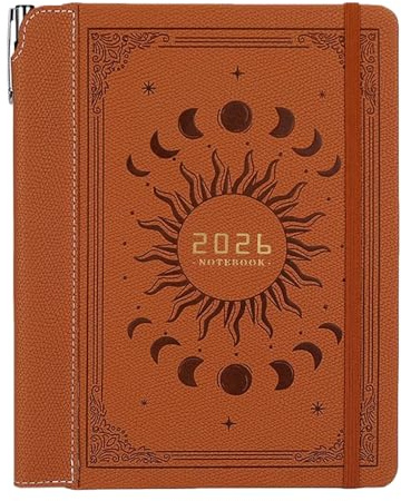 2026 Planer – 2026 Kalenderplaner | Buch für die Reihenfolge des Termins | Kalendernotiz in englischer Sprache | Tragbares Tagebuch für Termine, Ziele bis