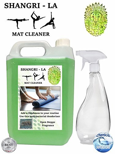 Shangri-la 5L MAT CLEANER - Yoga Clean OPEN STEPPE + 500ml Trigger Spray Bottle