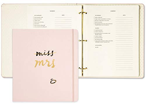 Kate Spade New York Bridal Wedding Planner Organizer Ring Binder (Miss to Mrs.)