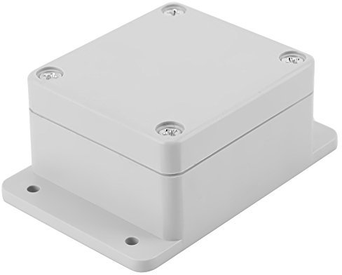Anschlussdose, Akozon Elektroinstallation Wassergeschützter IP65 Projektkasten Instrumentenkoffer Verdrahtung Abzweigdosen DIY ABS Kunststoff Gehäuse Fall Power Abzweigdose(89 * 59 * 35mm)