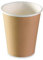 LPF LE PETIT FOURNISSEUR - Lot de 500 Gobelets jetables en Carton Kraft 15-17cl - Recyclable et Biodégradable - Gobelets café, thé, boissons chaudes et froides - Résistant à la chaleur - Couleur Brun