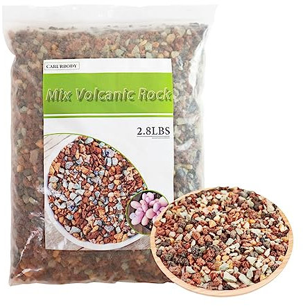 CARURBODY Gritty Mix Rocks für Sukkulenten und Kaktus-Bonsai, beste Top-Dressing, gemischt, schnellere Drainage-Mischung