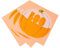 Talking Tables Pack of 16 Pumpkin Halloween Napkins | Orange Paper Serviettes with 'Boo' Design | Disposable Tableware for Party, Autumn, Pumpkin-Napkin,33 x 33 centimeters
