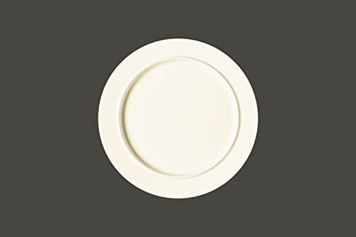 RAK Porcelain NOFP28 Nordic Ivoris Round Flat Plate Case of 12