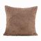 Kissenbezüge, Teddy-Fleece, quadratische Kissenbezüge, dekorative Kissenbezüge, für Sofa, Wohnzimmer (Braun, 40 x 40 cm, 6er-Set)