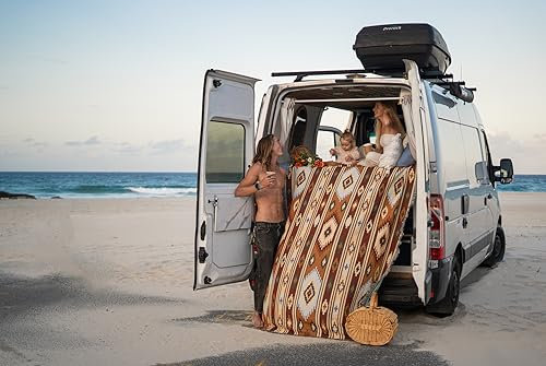 Peel Forest Decke für Couch,Bett,Überwurf,Azteken Navajo Decke | Picknick,Boho,Camping Boho Decke, rot (60X80)…