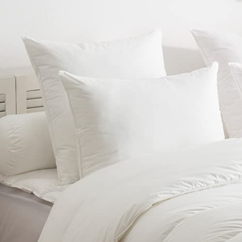 DODO - Oreiller Extra Volume 50x70 cm - Soutien Ferme - Fibre VOLUM'AX | Dormeurs sur le Côté - Enveloppe 100% Percale de Coton - Confort hôtellerie - Lavable 40°C