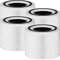 Core 300 Replacement Filter Compatible with LEVOIT Core 300, Core 300S VortexAir Air Purifier, 3-in-1 True HEPA Filter Replacement, Core 300-RF 4 Pack
