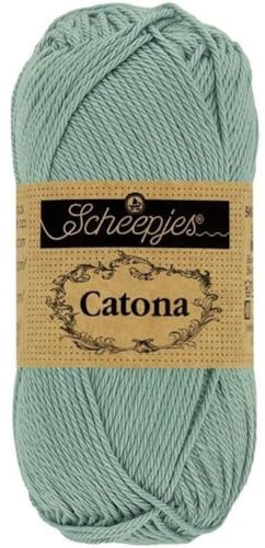 Scheepjes - Scheepjes Catona 528 Silver Blue Yarn - 1x25g
