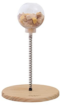 Katzenspielzeug, Futterspender für Katzen, Spielzeug für Katzen, interaktives Spielzeug für Katzen, Katzenspielzeug im Innenbereich aus Holz