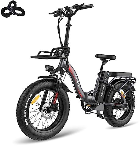 Fafrees F20 MAX Damen E Bike Klappbar 20 Zoll 48V 30AH Akku 54 N.m, [ Offiziell ] E-Bike Herren 150kg, Elektrofahrräder Ebike ​Klapprad Mountainbike E Fatbike Elektrische Fahrrad Erwachse