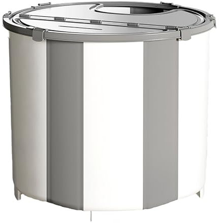 Bañera Twistshake, Cubo de Baño Plegable, Cubo de Baño para Adultos, Adecuado para niños, Bañera Doméstica para Adultos (Size : Large)