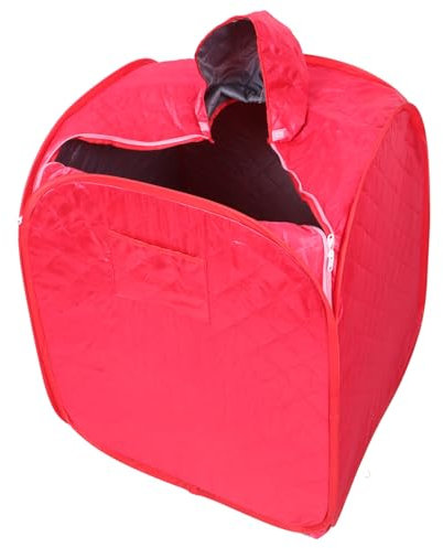 Yardenfun Caja de Vapor Plegable Sauna Personal portátil Carpa Sauna para una Sola Tiendas de Sauna Balneario Sauna Tienda de Sauna Reutilizable Tienda de SPA Personal Tela Satinada