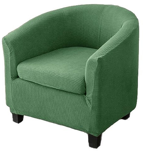 Mswborml Modern Hussen für Clubsessel Cocktailsessel mit Kissenbezug, Abnehmbarer Bezug für Cocktailsessel Clubsessel Cocktailsessel Bezug Stretch Sesselschoner Elastisch Sesselüberwurf,M