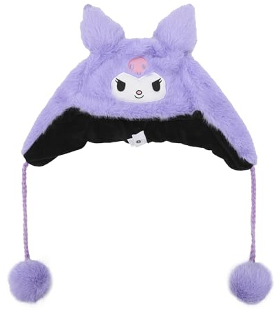 Laplander di peluche viola ispirato a Kuromi, Viola ispirato a Kmi, taglia unica
