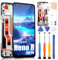 ARSSLY Écran LCD pour Oppo Reno 8 Lite 5G Écran pour Oppo Reno8 Lite 5G CPH2343 Tactile Digitizer Full Assembly avec Réparation Kit (6,43, Noir avec Cadre, TFT)