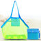 O³ Bolsa Juguetes Playa Malla Grande - Para Toallas, Ropa de Baño, Accesorios de Natación, Pelotas - Plegable, Ligera, Espaciosa