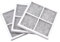 3 Pezzi Fresh Air Sostituzione Frigorifero, Frigo Filtro Aria al Carbone Attivo Compatibile con LG-LT120F, Kenmore Elite, ADQ73214404, LFX31925SW, Filtro Aria Antibatterico