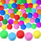 KOMUNJ 40 Pcs Bunte Tischtennisbälle, Ping Pong BäLle 40mm, Multifunktion Ping Pong Bälle, für Erwachsene und Kinder Familienspiele(Zufällige Farbe)