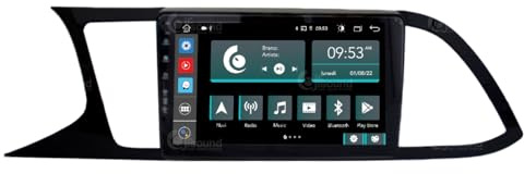Autoradio Android JF-139SL-X9C compatibile con SEAT LEON 3/ATECA 2012-2020 | CarPlay e Android Auto | GPS | DAB+ |9 pollici HD | Prodotto in Italia