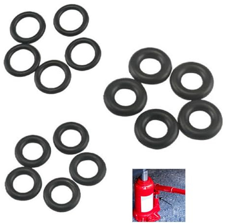 TorSor 15 Pack Hydraulic Bottle Jack O Ring Kit Replacement Nitrile Rubber O Ring Seal Kit Non Leaking Oil Sealing Gasket for Automotive Muti-Directional Welded Bottle Jack Horizontal Bottle Jacks