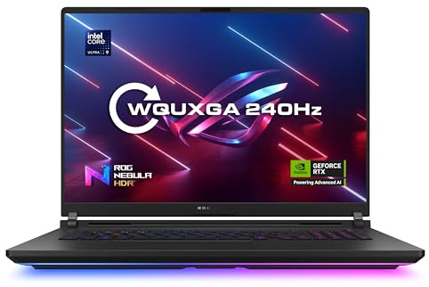 ASUS ROG Strix SCAR 18 G835LXG Gaming Laptop | 18.0 4K 240Hz | Intel Core Ultra 9 | NVIDIA GeForce RTX 5090 | 64GB RAM | 2TB SSD | Windows 11