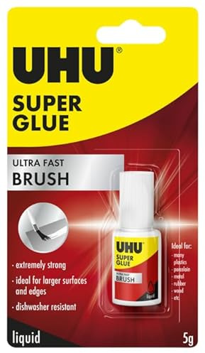UHU Super Glue with Brush Blister 5 g EN