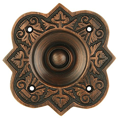 A29 Bell Push Button, Oil Rubbed Bronze Finish