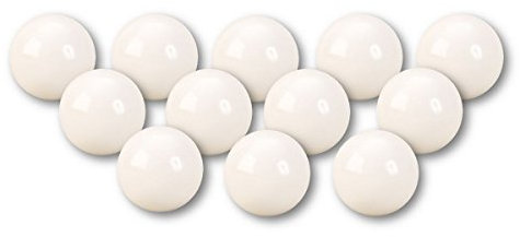 12 x Dekokugel in Weiss Rosenkugel ca. Ø 4 cm Kugel Edelstahl Garten Weihnachten
