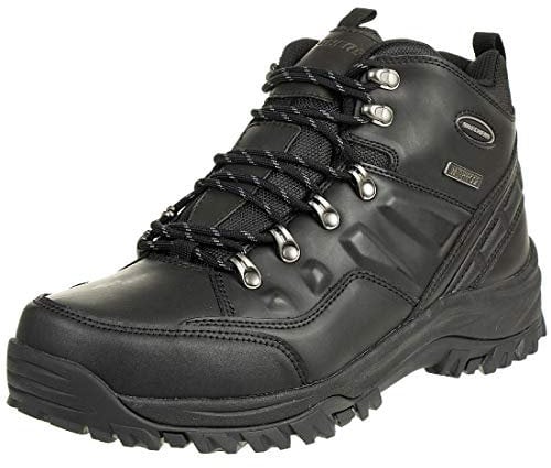 Skechers Relment - Traven, Stivali Classici Uomo, Black Shadow Bbk, 42 EU