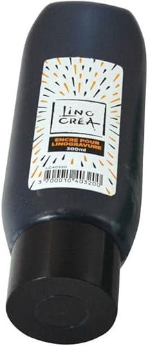 Tinta para linograbado, tubo 300 ml, color negro
