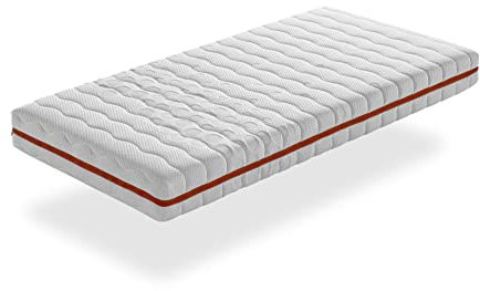 DORMISSIMO Matratze 90X190 Kindermatratze Hohe 18 cm ZAFIR MUELLES H2 -Taschenfedern - Abnehmbarer Bezug - ideal für Ausziehbetten und Montessori-Betten