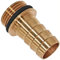 Schlauchtülle mit 1 Zoll Außengewinde und AußenØ 13mm - Schlauchtülle AG Tülle 13mm (1/2 Zoll Schlauch) - 1 AG Gewinde Schraub Fitting aus Messing + Dichtring