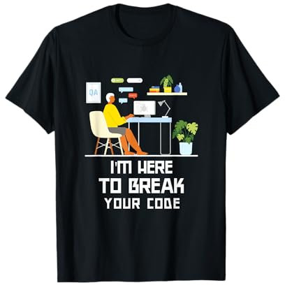 Tester divertente del software di QA del tester di QA della camicia divertente dell'ingegnere di QA Maglietta