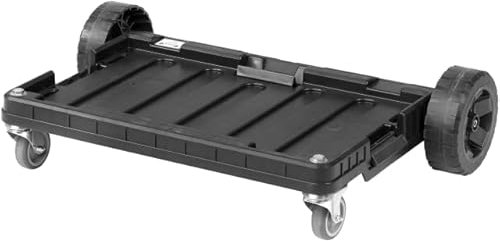 STROXX® Plattformwagen für Werkzeugkoffer |745x510x180mm| Werkzeugkiste | Werkzeugkasten | Waser- und Staubabweisend | Modularer Aufbau | Tragkraft 50Kg (Plattformwagen 100Kg: 745 x 510 x 180mm)