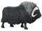 Anloximt Spielzeugbullen - Ochse Spielzeugfigur | Wildlife Model Farm Animal Figuren Cattle Models Cake Topper Birthday Supplies Home Decoration