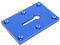 Vomeko Woodworking Bench Clamp Locking Pliers Mounting Plate Fixing Tool with Clamps, Adjustable Clamps, Compatible with Jorgensen and Irwin Clamps.(Blue)