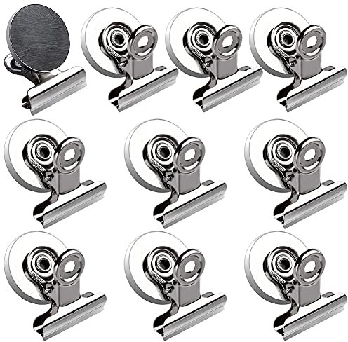 Pince Aimantée, Pince Magnetique,10 Pièces Clip Magnétique Frigo, Pince Aimanté, Pince Aimant Frigo, Pince Aimantée Frigo, Clips Magnétiques Pour Réfrigérateur, Pince Magnetique Frigo, Clip Magnetique