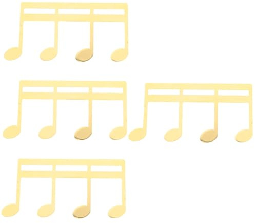 ibasenice 4stücke Metal Music Book Clip Tragbarer Notenhalter Für Klavier Und Gitarre Für Musiker Effektives Umblättern Hochwertiger Metallclip Für Auftritte Und Proben