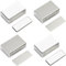 Minicoco Cabinet Magnets 4 Pack Magnetic Cupboard Catches Self Adhesive Silver Cupboard Door Magnets Heavy Duty Magnetic Door Catch Stainless Steel Drawer Magnet for Kitchen Wardrobe Closers Closure