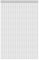 OGORI Aluminium Chain Curtain 90x210cm Metal Fly Screens Home Door Curtain Insect Bug Blinds for Doorways Decoration - Silver