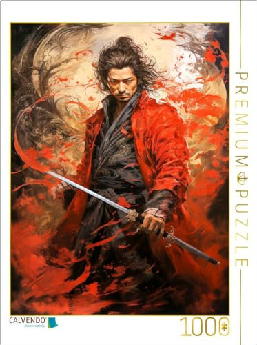 CALVENDO Puzzle Der wagemutige Samurai | Lege-Größe cm Foto-Puzzle für glückliche Stunden