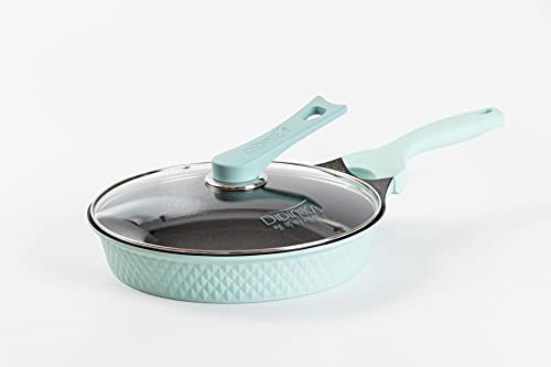 Saucepan Cookware Stove Plate Wok Induction Stainless Burner Saucepan Mini Garden Cast Iron Frying Egg Pan Cookware (Color : Blue)
