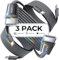 LISEN Cavo USB Type-C [3 Pezzi], PD3.0 60W [2M+2M+2M], Cavo USB C USB C Ricarica Rapida per IPhone15/15 Pro/15 Pro Max Samsung S23/S22/S21/S20 iPad Pro/Air/Mini Vivo Xiaomi