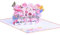 ENLACE Geburtstagskarte 18. Geburtstag Mädchen Junge,3D Blume Pop Up Karte Geburtstag Grußkarte,18 Geburtstag Geschenk Karte mit Umschlag und Notizkarte,GeburtstagsgeschenkKarte 18 Geburtstag