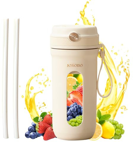 Portable Blender, Personal Size Blender for Shakes and Smoothies with 10 Ultra Sharp Blades, 16 Oz Mini Blender USB Rechargeable Type-C for Travel&Picnic&Office&Gym