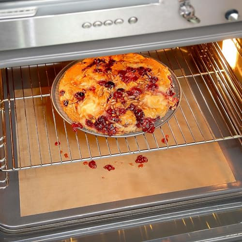 3 PAGEN® - Dauerbackfolie für Backofen wiederverwendbares Backpapier - Backofenschutzfolie hitzebeständig und antihaftbeschichtet - zuschneidbar und spülmaschinefest - 33 x 45 cm - 1 Stück