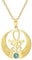 EUEAVAN Ankh Kreuz Auge des Horus Edelstein Halskette Schlüssel des Lebens Skarabäus Anhänger ägyptische Göttin Isis Schutzamulett Religiöser Schmuck für Frauen Männer (Gold)