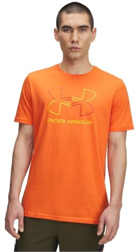 Under Armour Herre GL Foundation Update Kurzarmshirt, schnelltrocknendes Sportshirt, kurzärmliges und Komfortables Funktionsshirt mit Loser Passform,Orange Base/Surplus Orange/Squad Orange,XXL