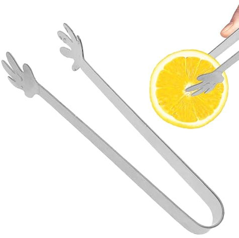 Eiszange – Luxus-Eisserviergerät, Premium-Barbesteck, professionelle Stahlklammern | Premium-Küchengeräte im Herz-Design, Handhabung von Zuckerwürfeln aus Edelstahl für Restaurants, Cafés, Partys und